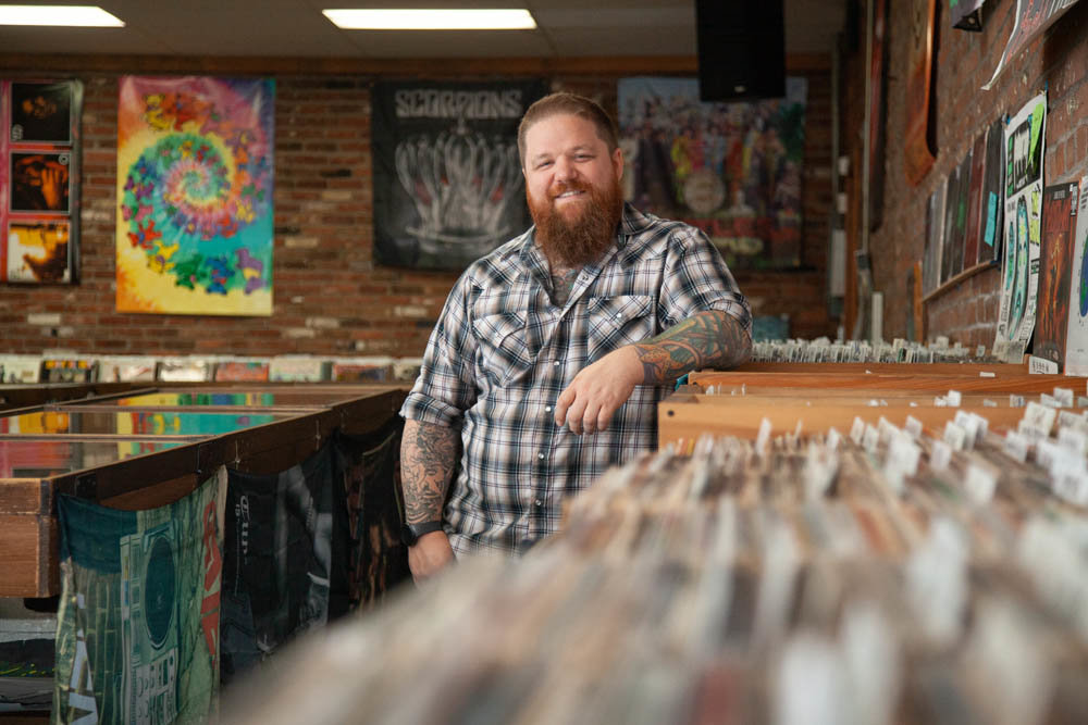 ROCK STEADY: Erik Milan is the new owner at Stick It In Your Ear, taking over Jan. 1 after purchasing the downtown Springfield record store from Wes Nichols.
